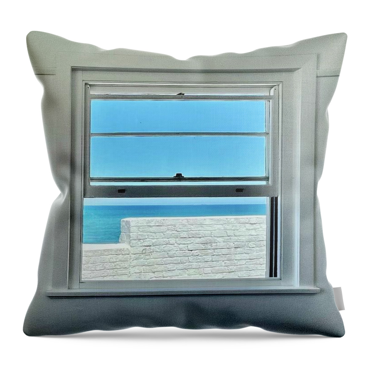 Window Throw Pillow featuring the photograph A Kind of Stillness by Sarah Lilja