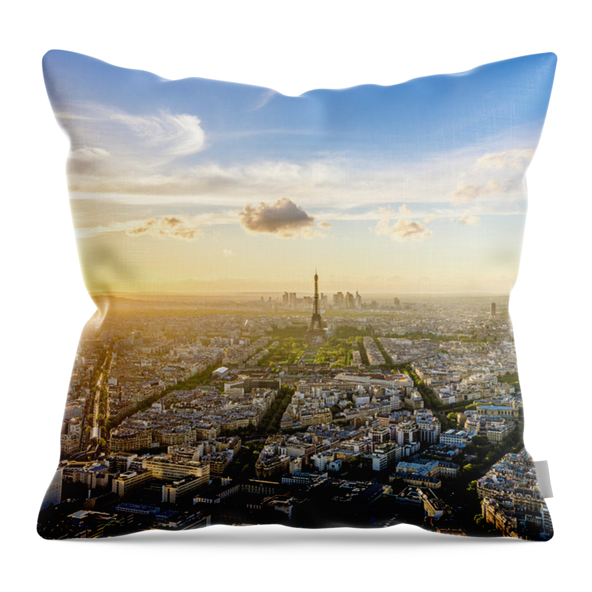 Paris Throw Pillow featuring the photograph A Paris by Alexios Ntounas
