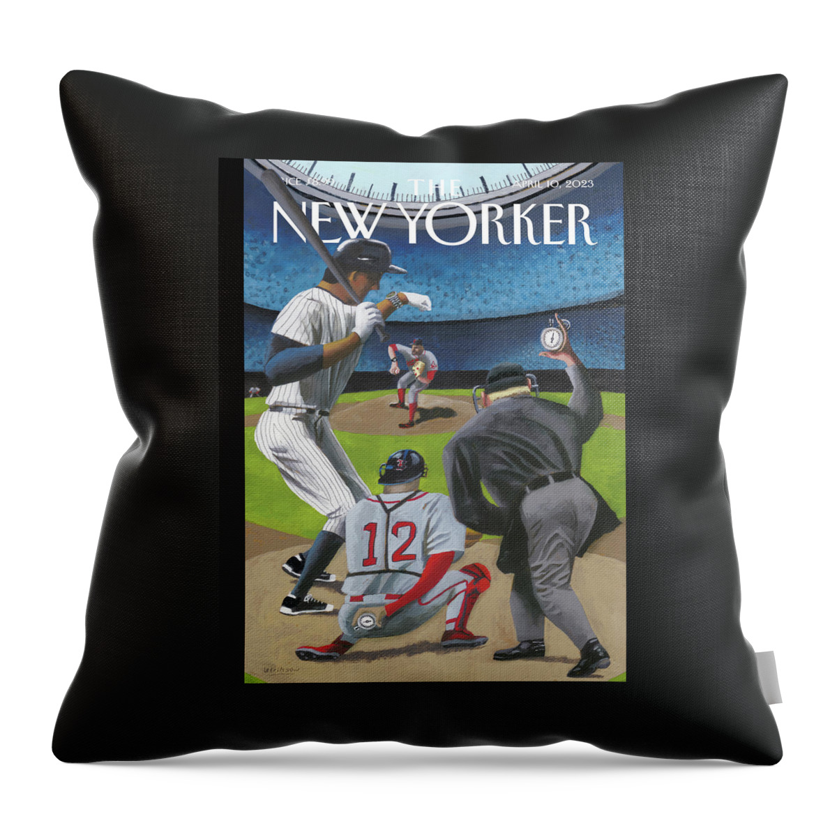 About Time Throw Pillow