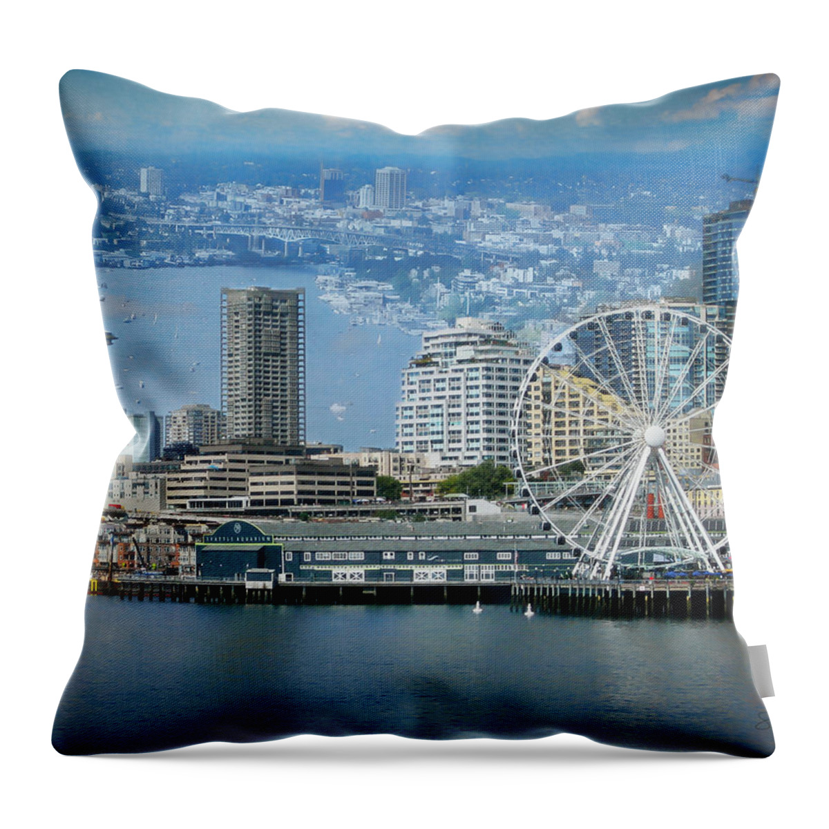 Sharaabel Throw Pillow featuring the photograph Adventure Awaits by Shara Abel