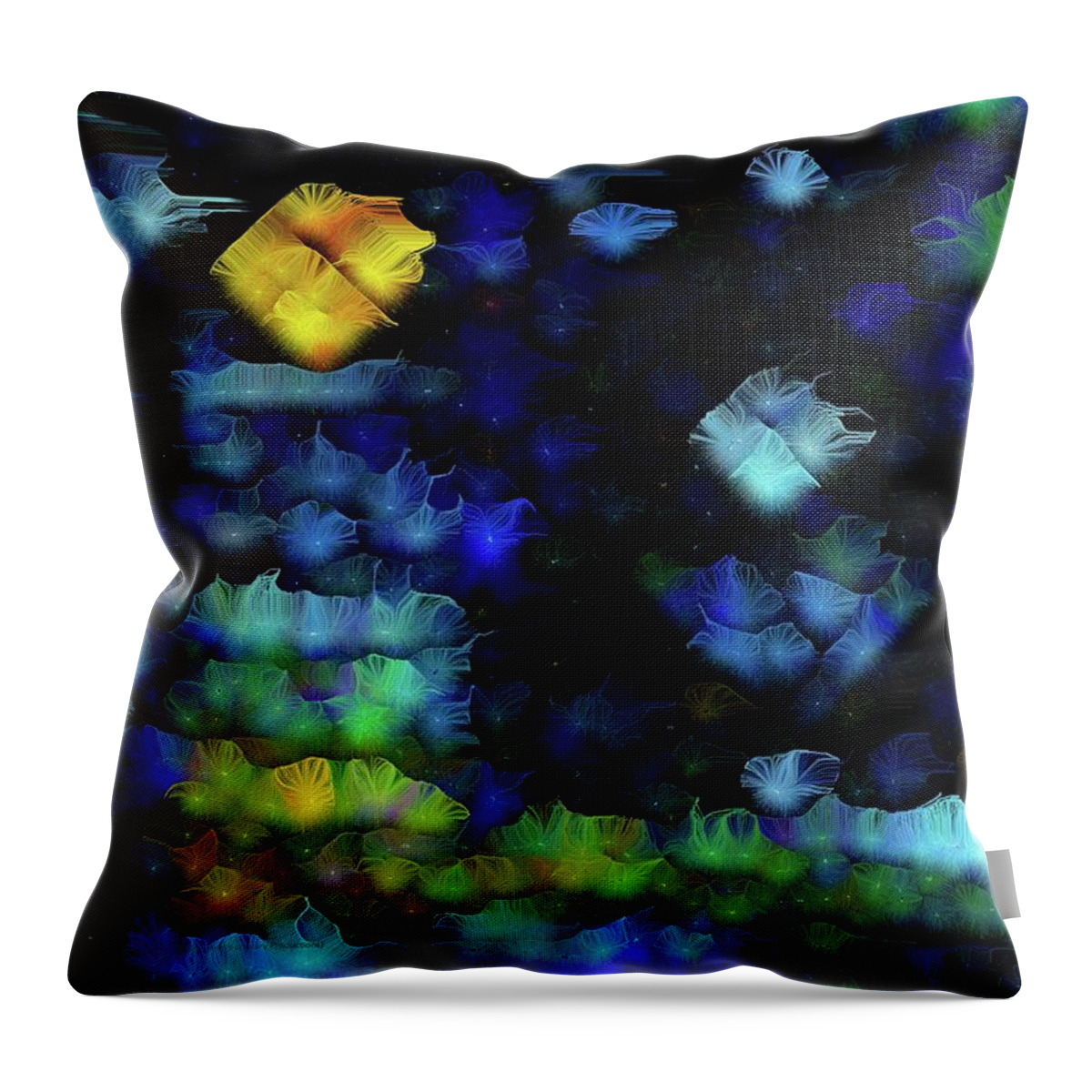 Stars Throw Pillow featuring the painting Another Starry Starry Vincent Van Gogh Social Distance Night Number 1 by Aberjhani