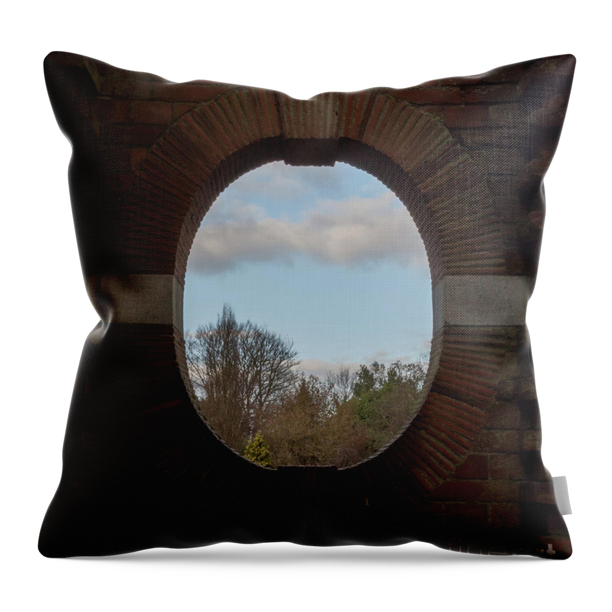 Architectural Throw Pillow featuring the photograph Architectural Aperture by Perry Rodriguez