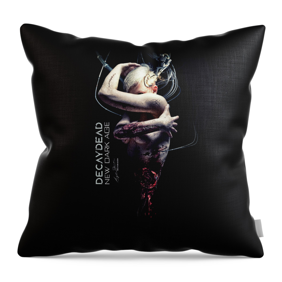 Argus Dorian Throw Pillow featuring the digital art The R-Evolution of human kind by Argus Dorian
