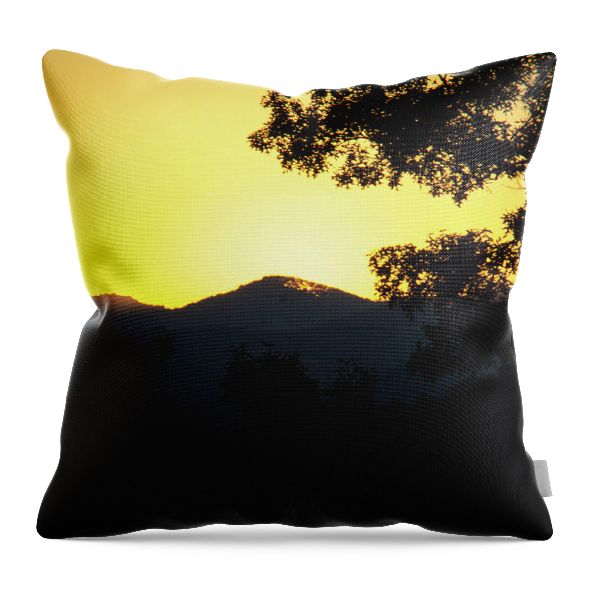 Sunset Throw Pillow featuring the photograph Beautiful Sunset by Demetrai Johnson