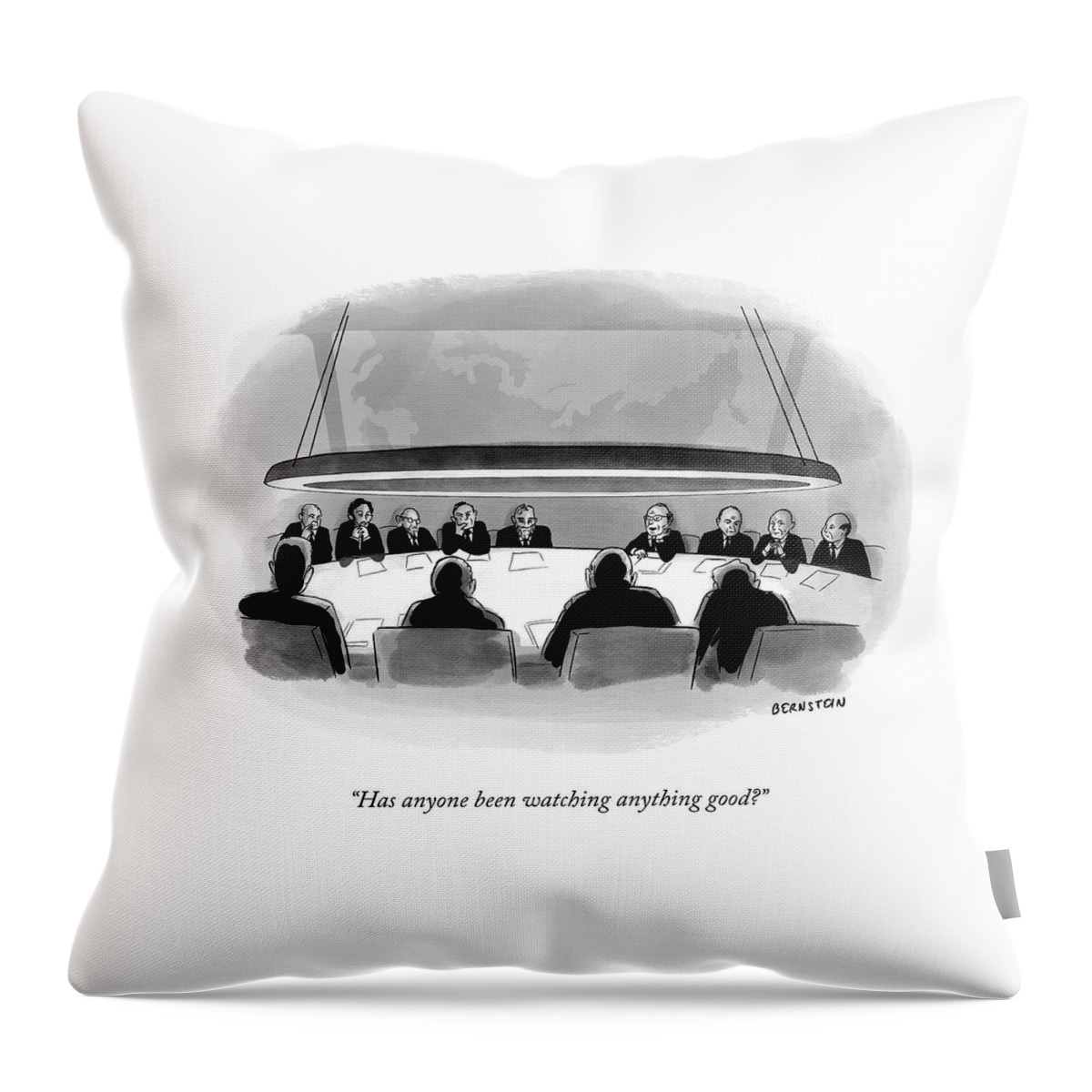 Been Watching Anything Good? Throw Pillow