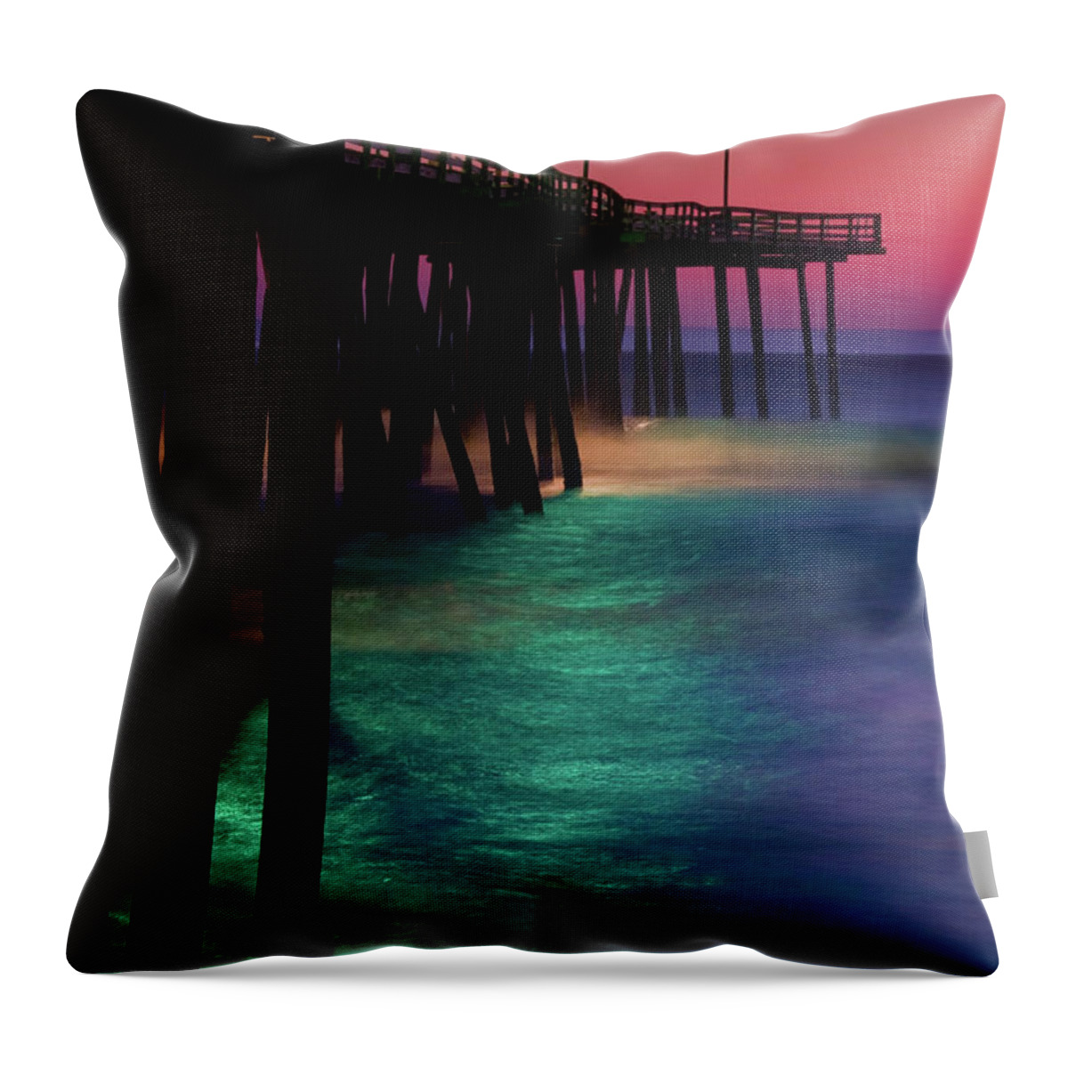 Color Throw Pillow featuring the photograph Before the Dawn by Melissa Southern