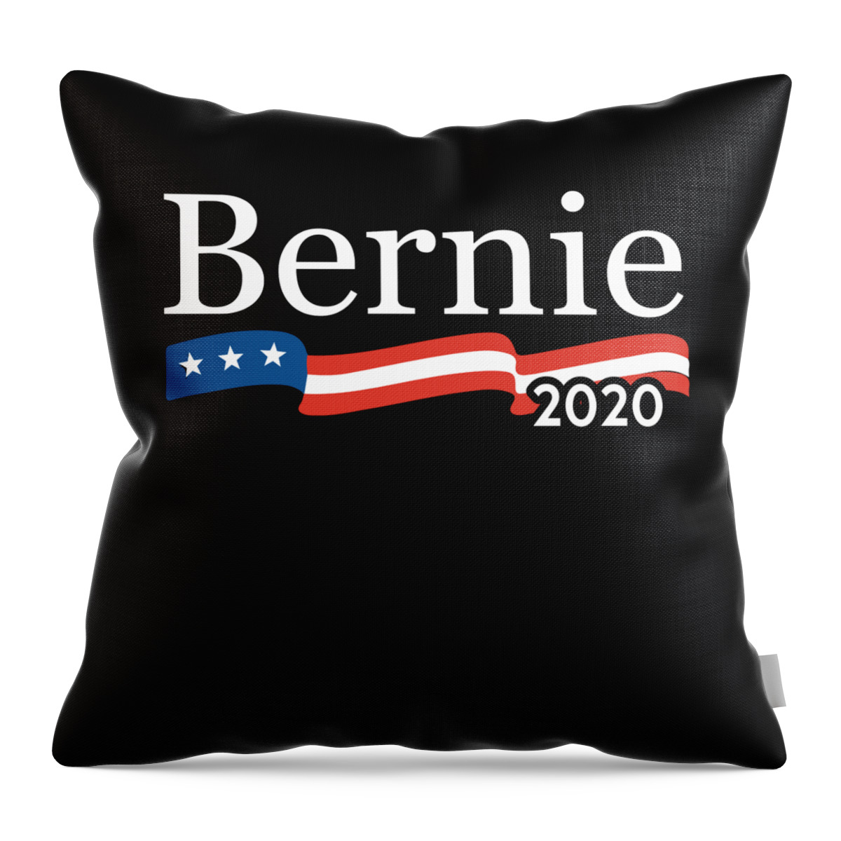 Bernie Sanders Throw Pillow featuring the digital art Bernie For President 2020 by Flippin Sweet Gear