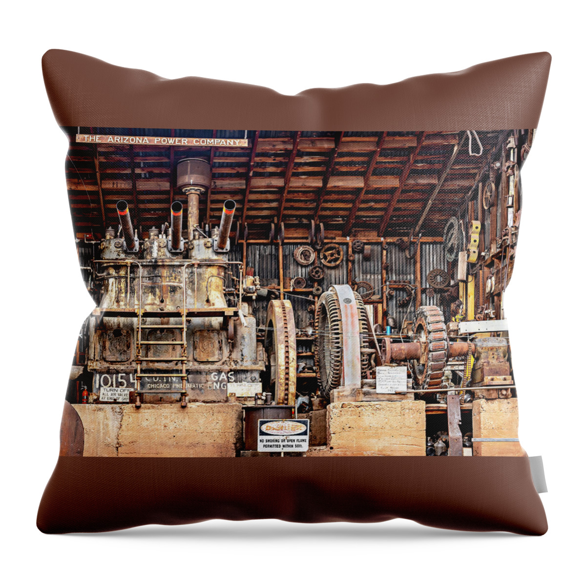  Throw Pillow featuring the photograph Big Bertha by Al Judge
