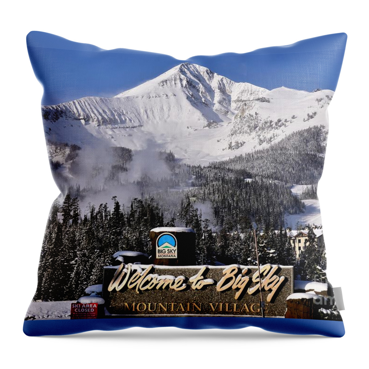 Big Sky Throw Pillow featuring the photograph Big Sky by Merle Grenz