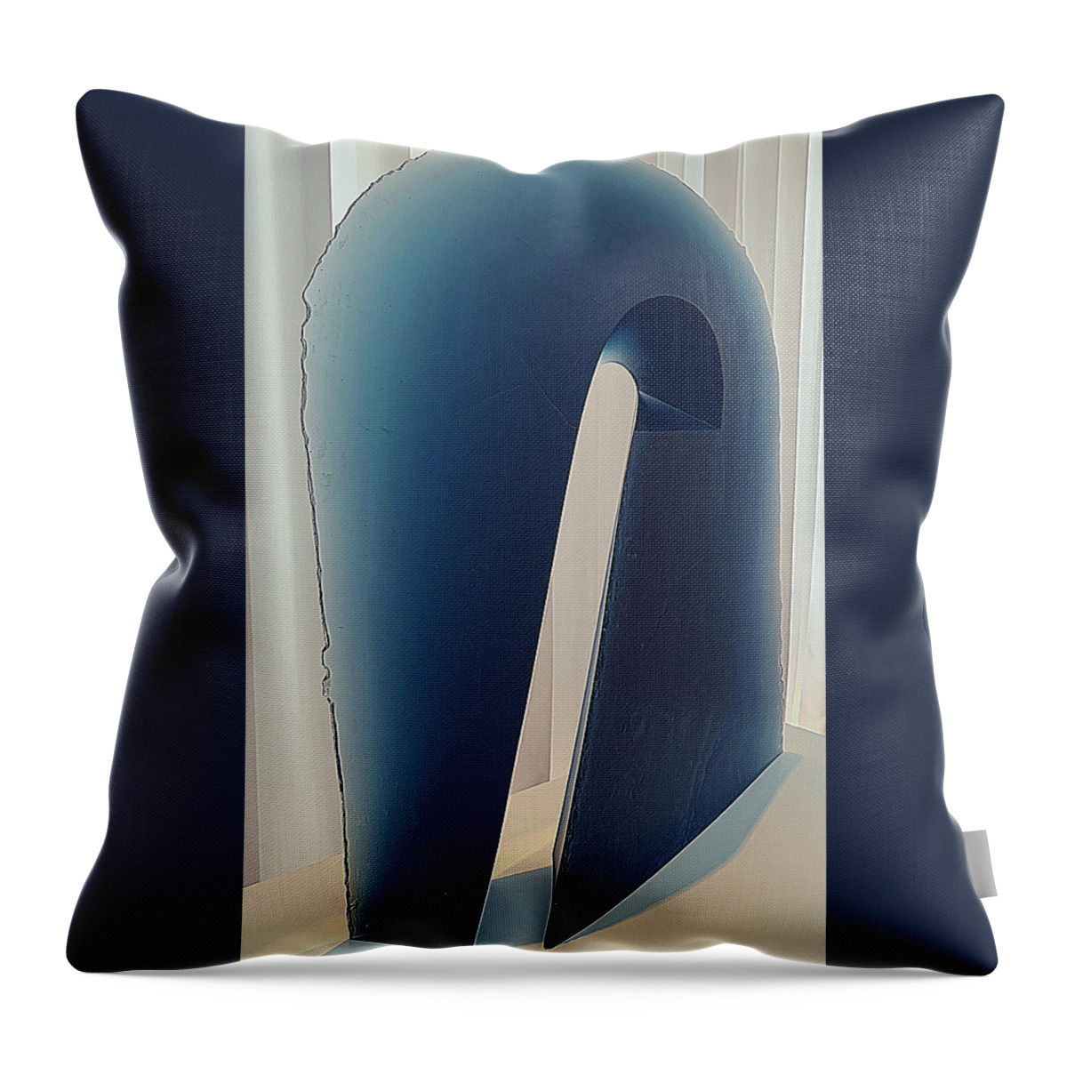 Art Throw Pillow featuring the photograph Blue Wave by Lee Darnell