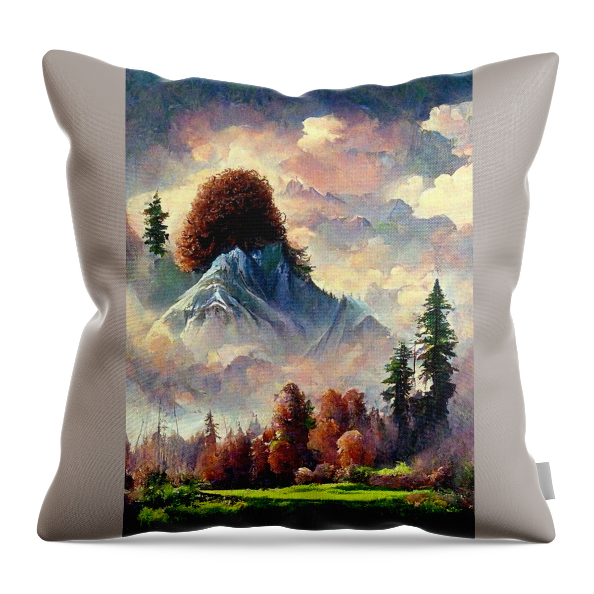 bob Ross as landscape by bob Ross 8482e2db 24b2 472f a11b 4867cc616e12  Painting by MotionAge Designs - Fine Art America