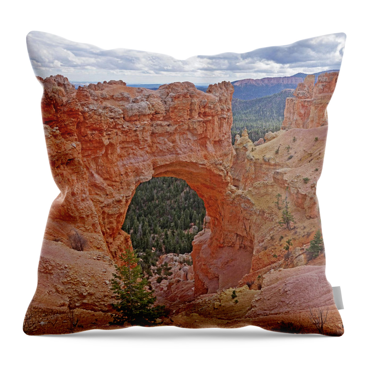 Bryce Canyon National Park Throw Pillow featuring the photograph Bryce Canyon National Park - Window by Yvonne Jasinski