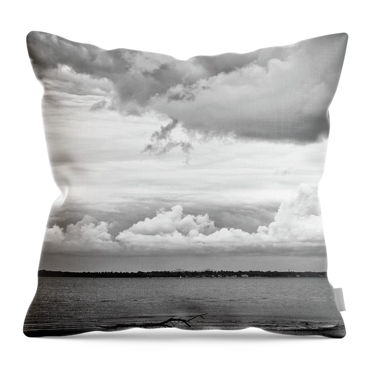  Throw Pillow featuring the photograph By The Bay by Steve Stanger