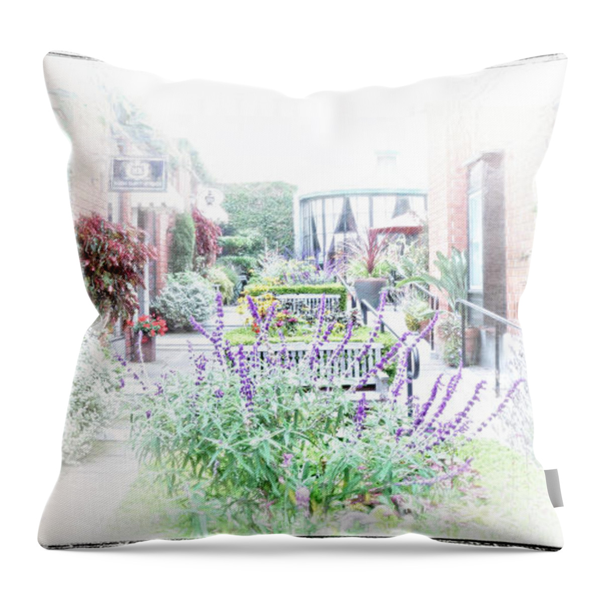 Fine Art Photography Throw Pillow featuring the photograph Calm in Carmel by John Strong