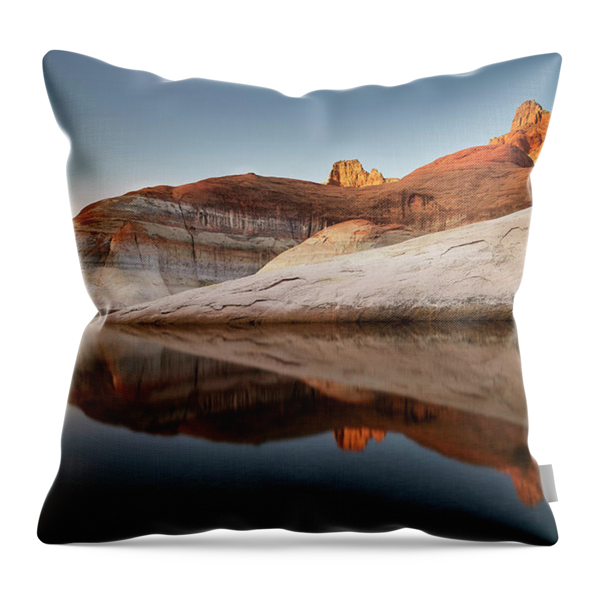 Cathedral Canyon Throw Pillow featuring the photograph Cathedral Canyon by Peter Boehringer