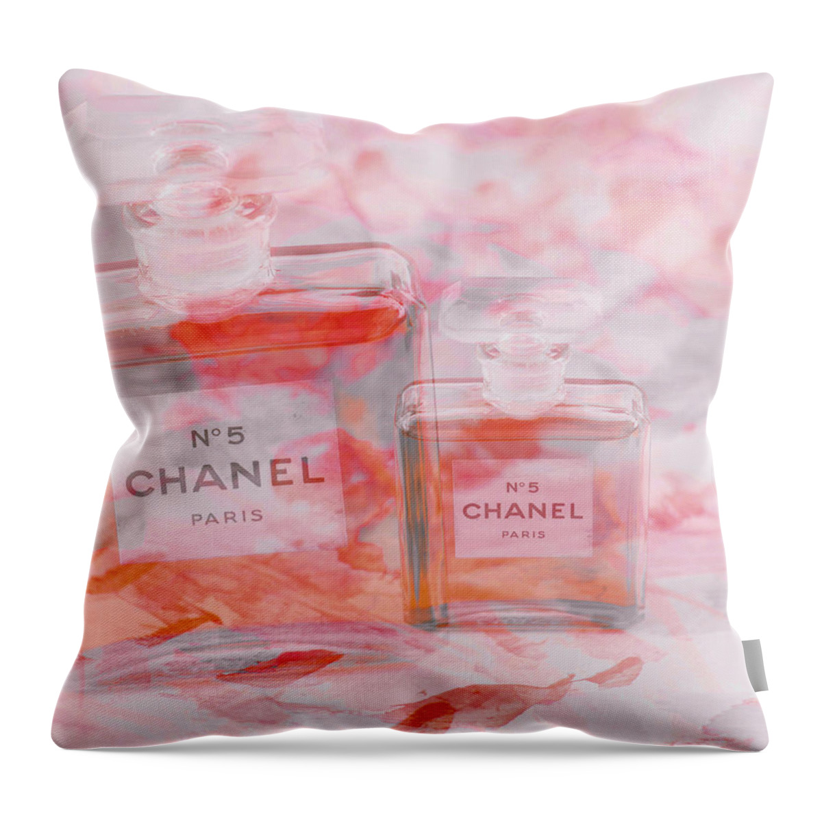 Chanel Abstract Throw Pillow by Jdoublec - Fine Art America