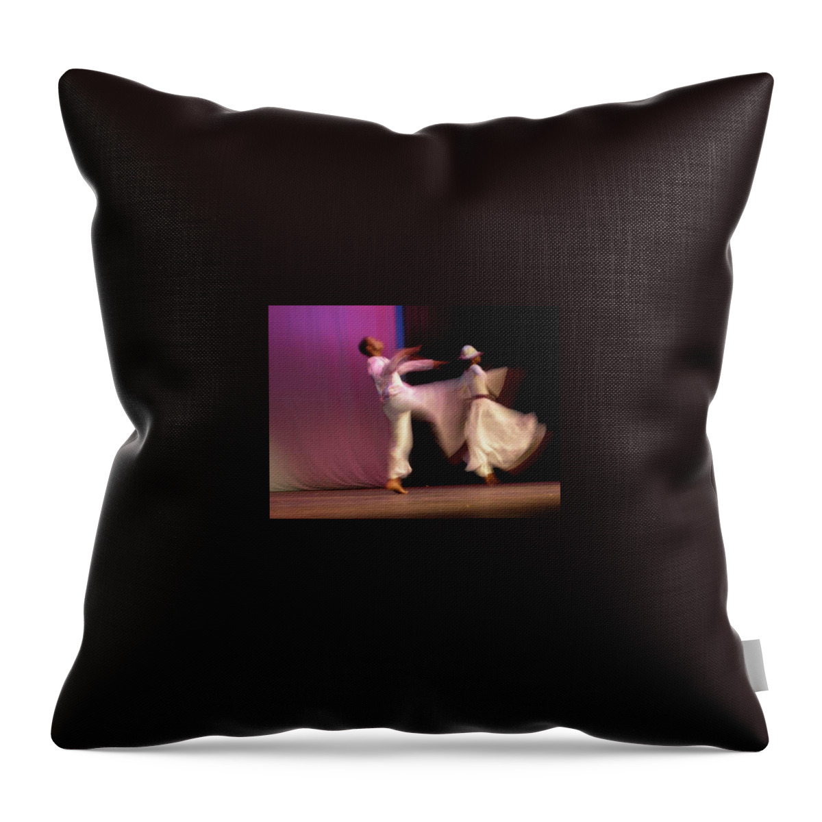  Throw Pillow featuring the painting Chantilly 1 by Trevor A Smith