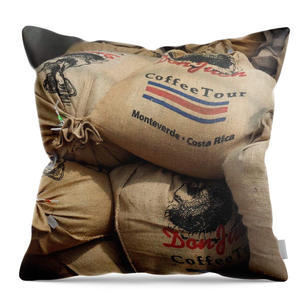 Coffee Throw Pillow featuring the photograph Happiness is a Really Good Cup of Coffee by Leslie Struxness