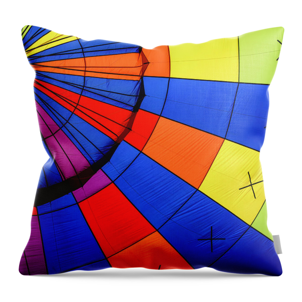 Fuquay Varina Throw Pillow featuring the photograph Colors of the Rainbow by Melissa Southern