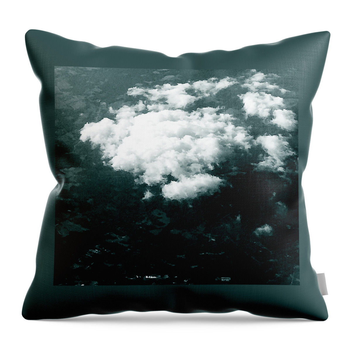 Tantilizing Cumulus Clouds Throw Pillow featuring the photograph Cotton Soft by Trevor A Smith
