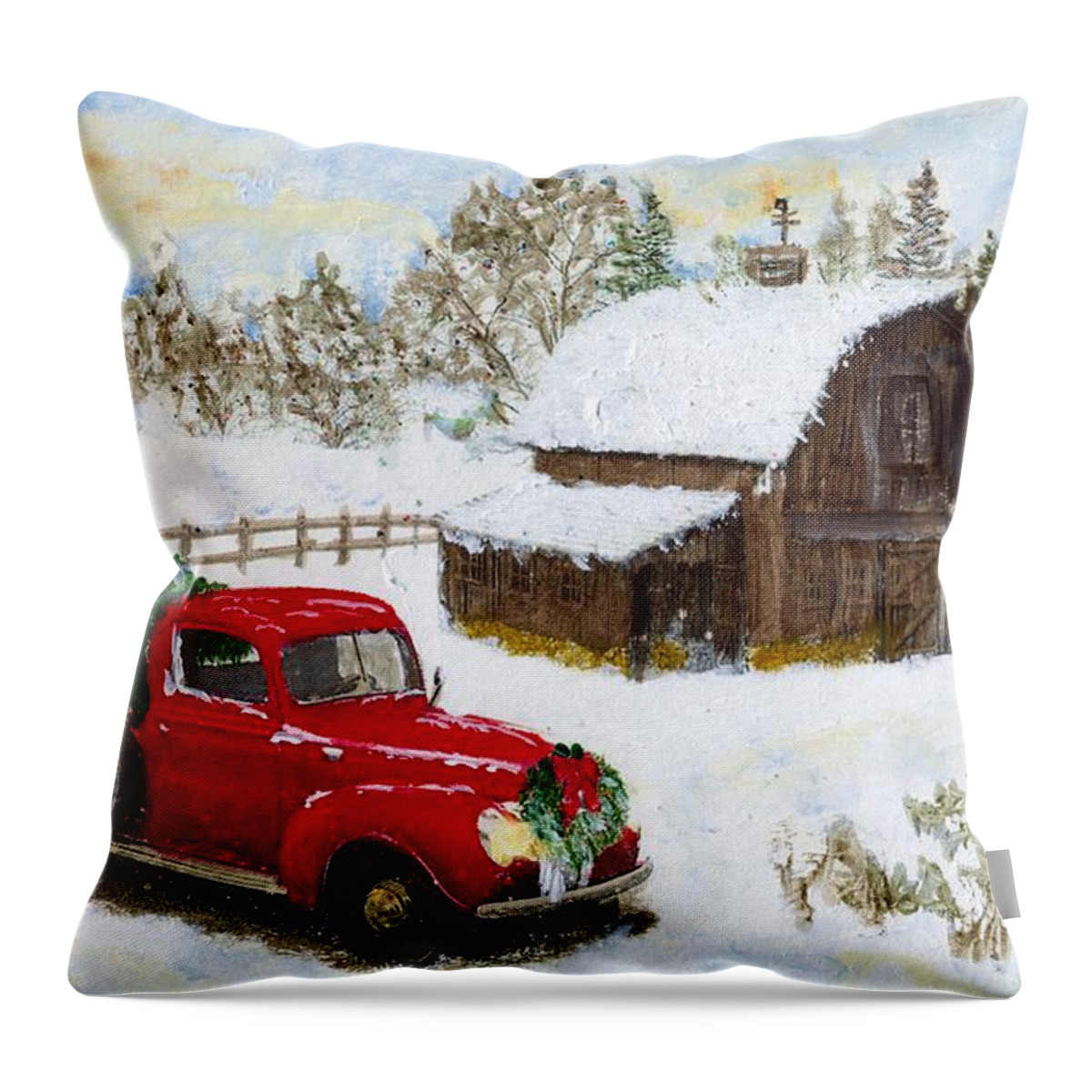 Christmas in the Country Pillow