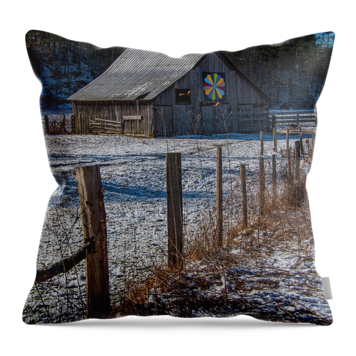 West Virginia Throw Pillow featuring the photograph Country Life by Melissa Southern
