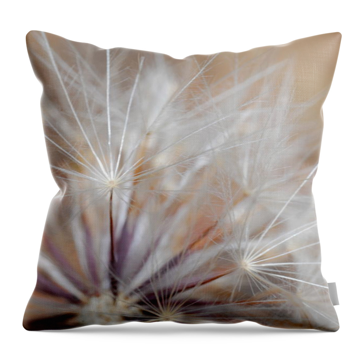 Nature Throw Pillow featuring the photograph Dandelion 3 by Amy Fose