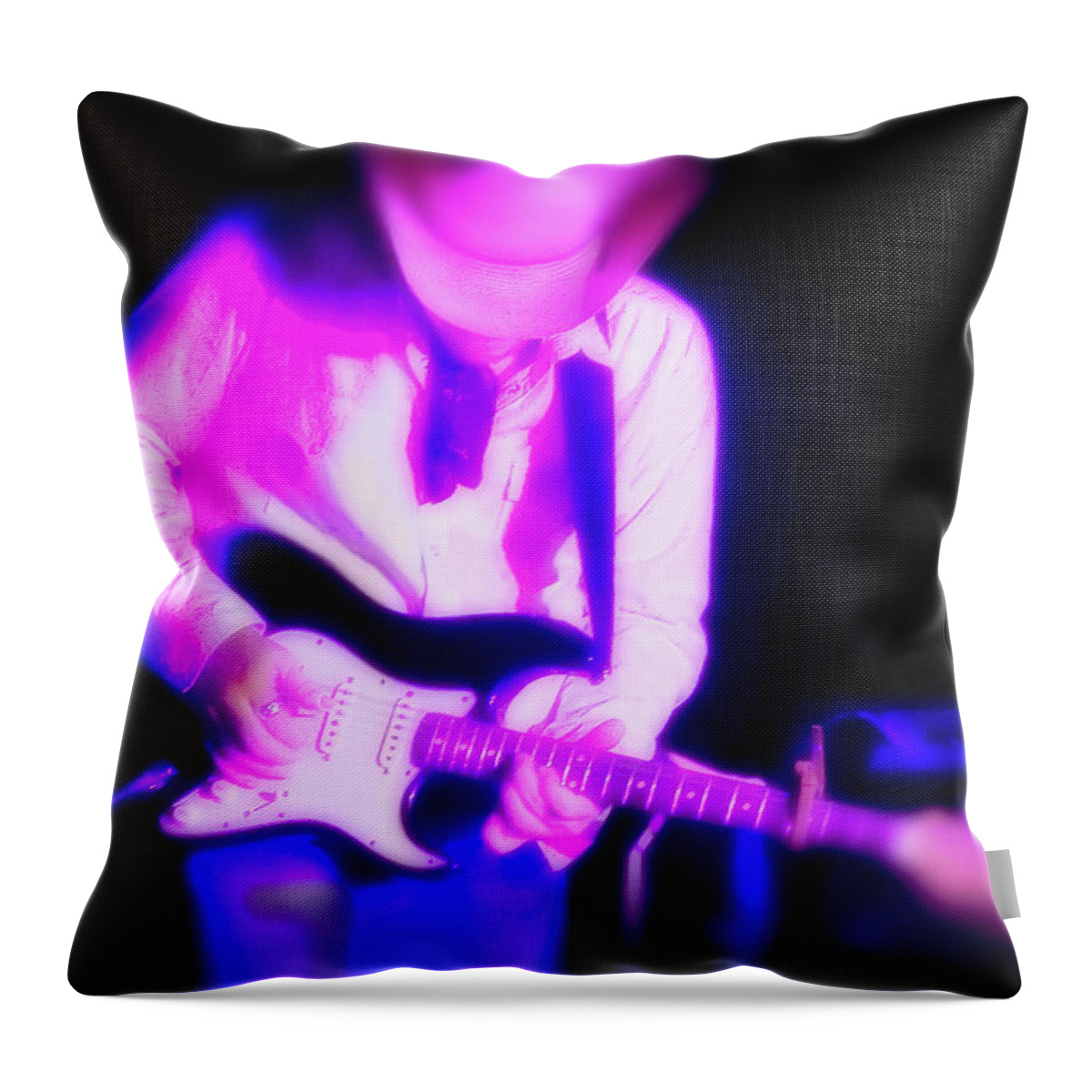 Rock And Roll Throw Pillow featuring the photograph Dave Alvin 2 by Micah Offman