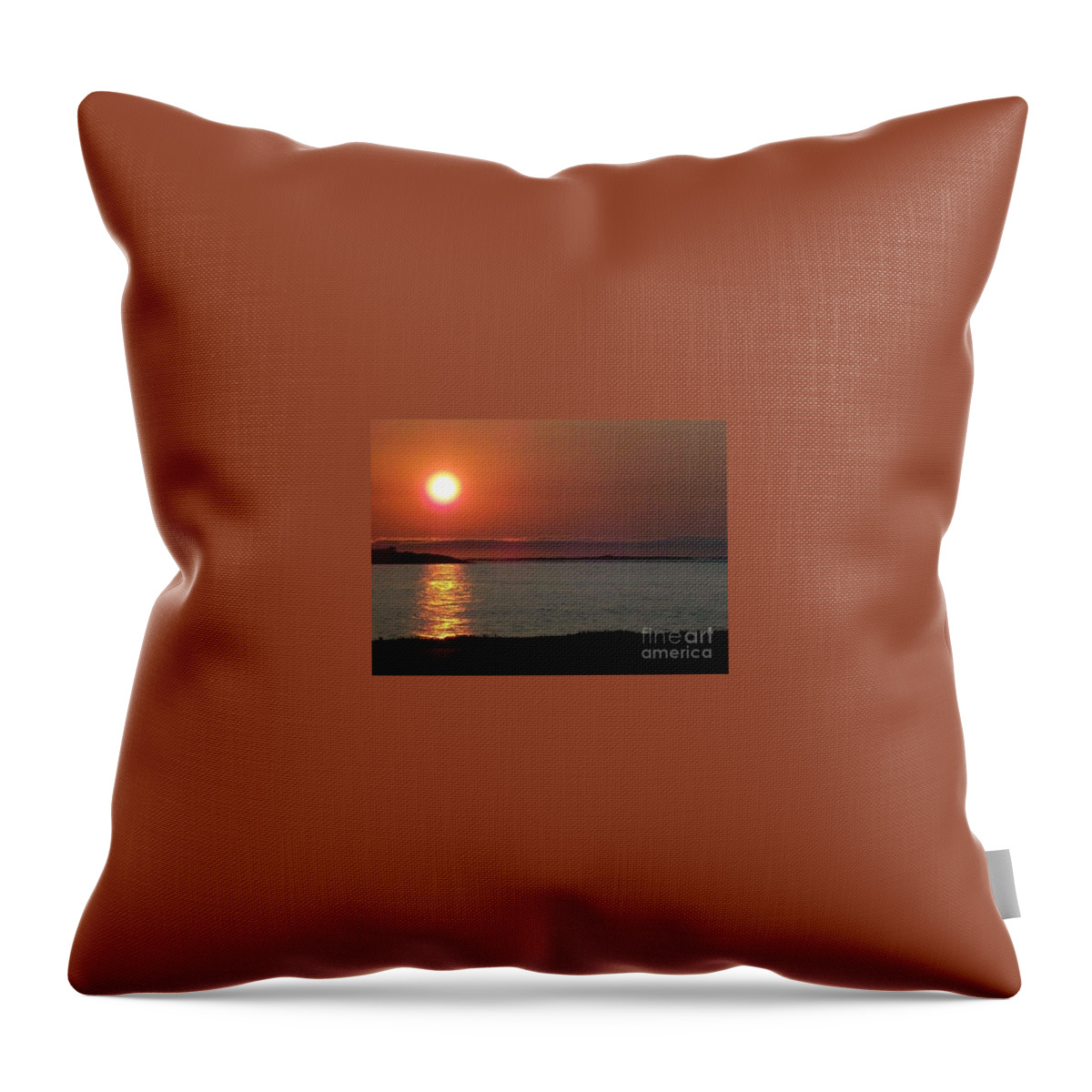 Ocean Throw Pillow featuring the photograph Deep Bronze by Kimberly Furey