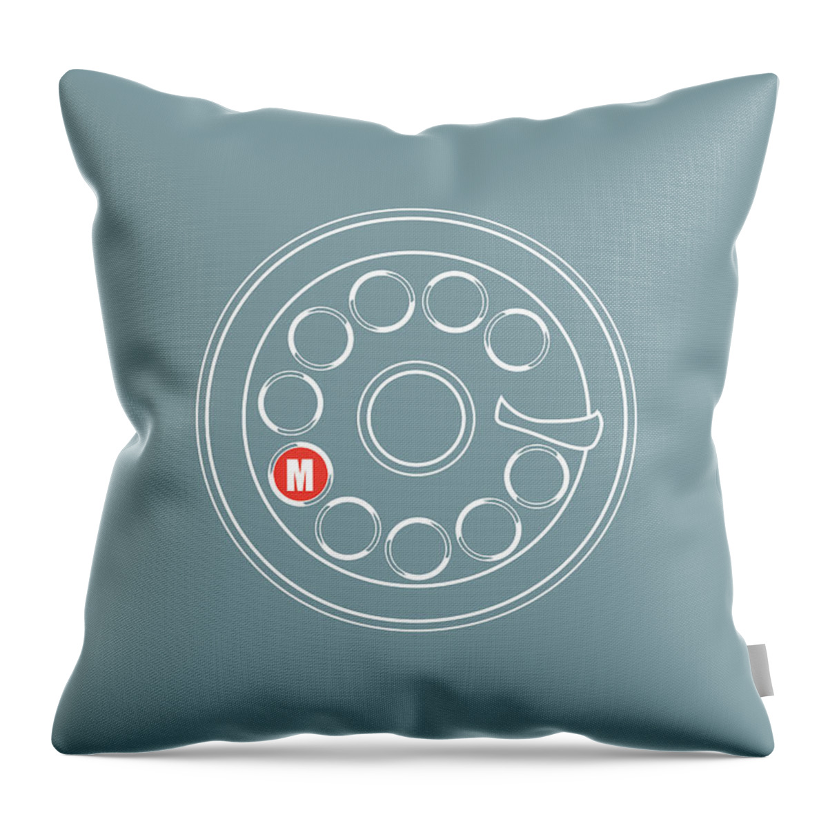 Dial M For Murder Throw Pillow featuring the digital art Dial M for Murder - Alternative Movie Poster by Movie Poster Boy