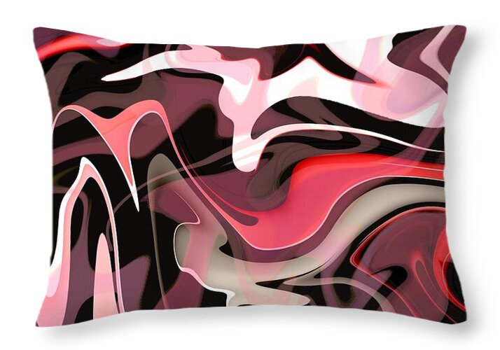  Throw Pillow featuring the digital art Dimensional Shifts by Michelle Hoffmann
