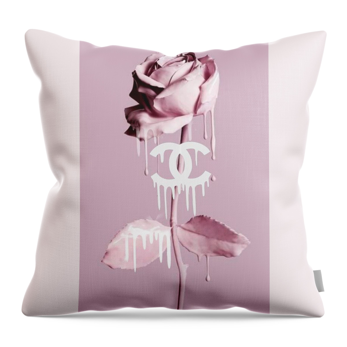 Chanel Abstract Throw Pillow