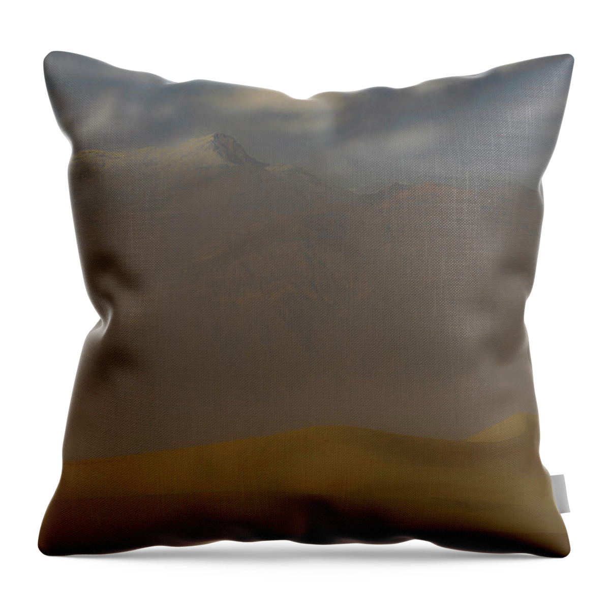 National Park Throw Pillow featuring the photograph Dust on the Dunes by Mike Lee