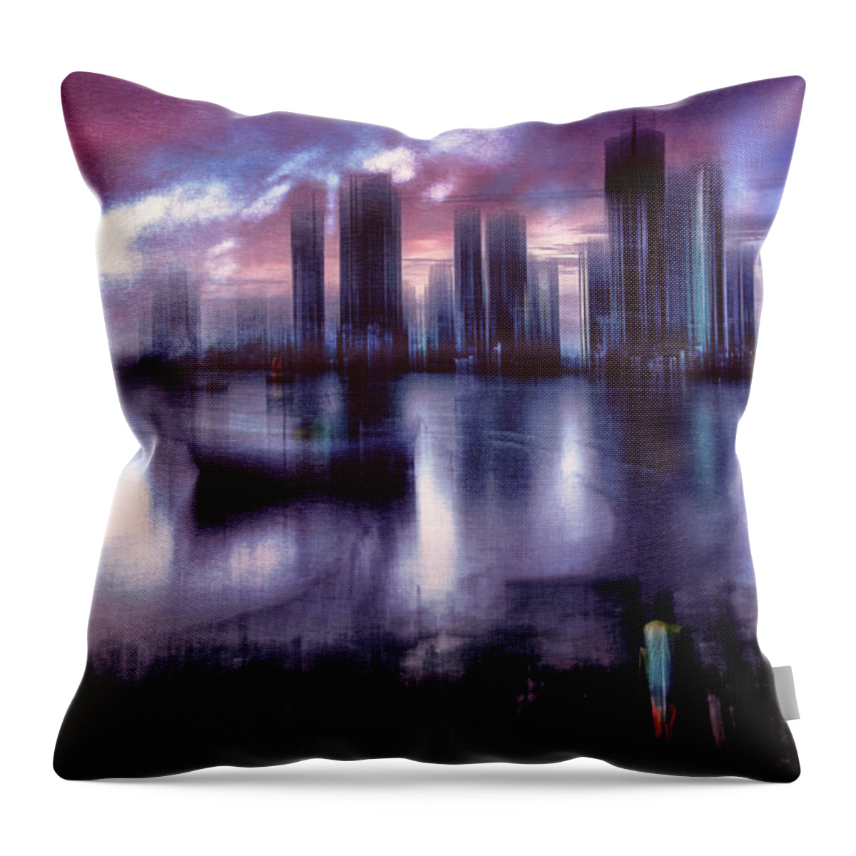 Photography Throw Pillow featuring the photograph Dystopian Sunrise by Craig Boehman
