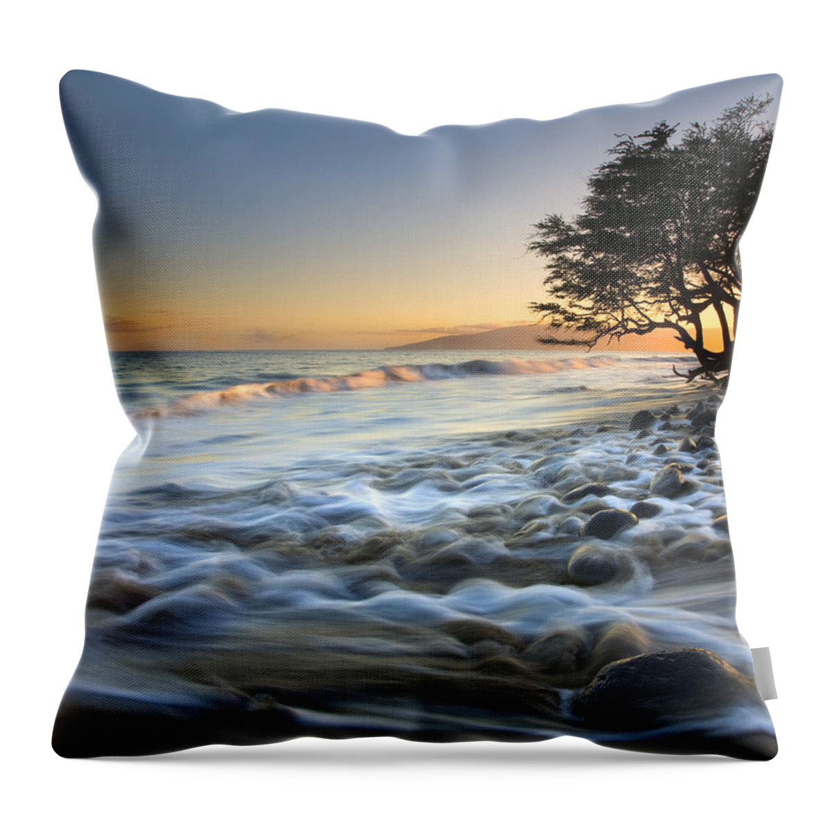 Sea Throw Pillow featuring the photograph Ebb and Flow by Michael Dawson