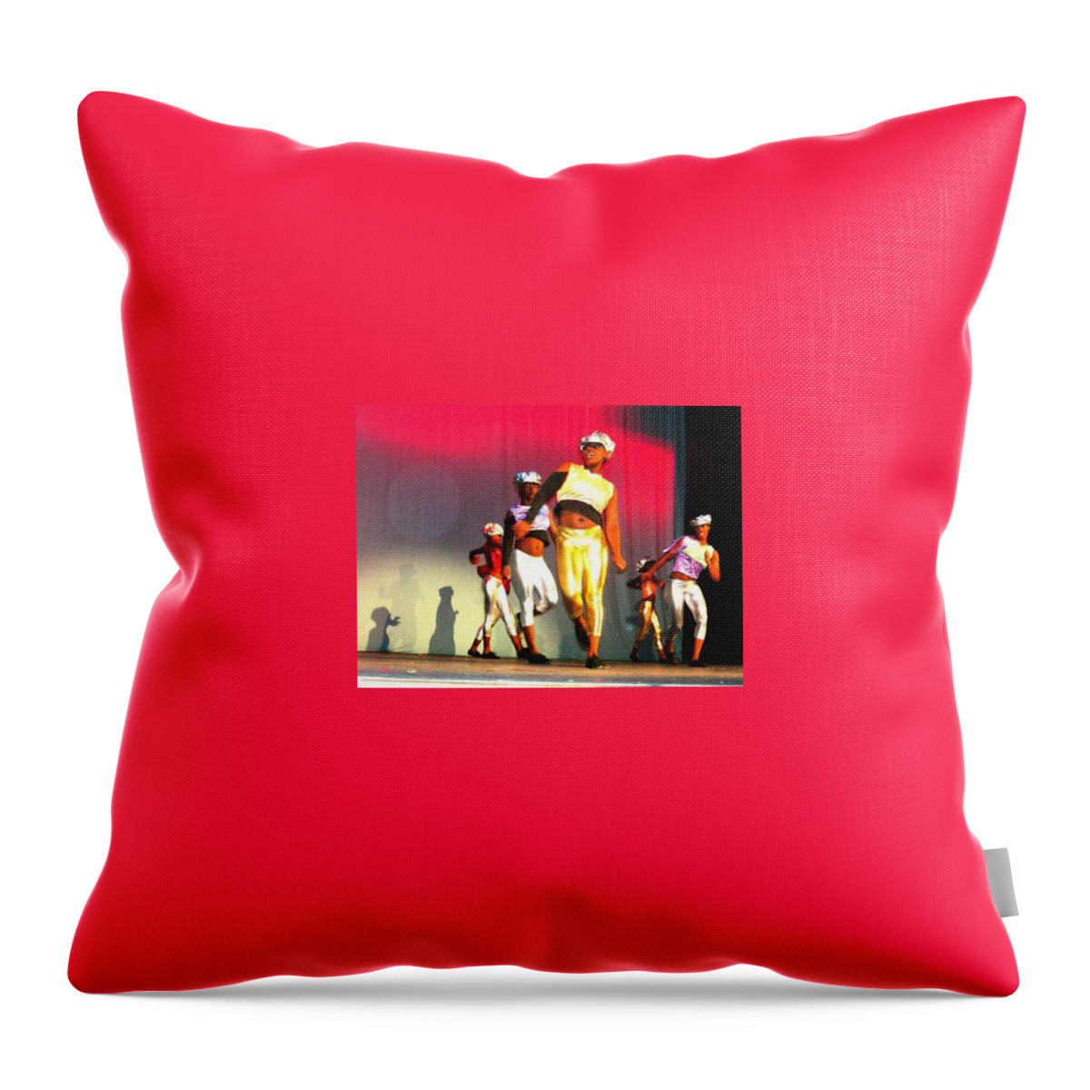  Throw Pillow featuring the painting Ecsapee by Trevor A Smith