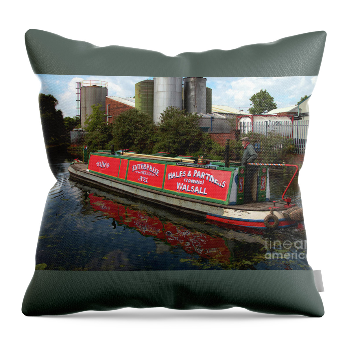 Work Throw Pillow featuring the photograph Enterprise No 1 by Baggieoldboy
