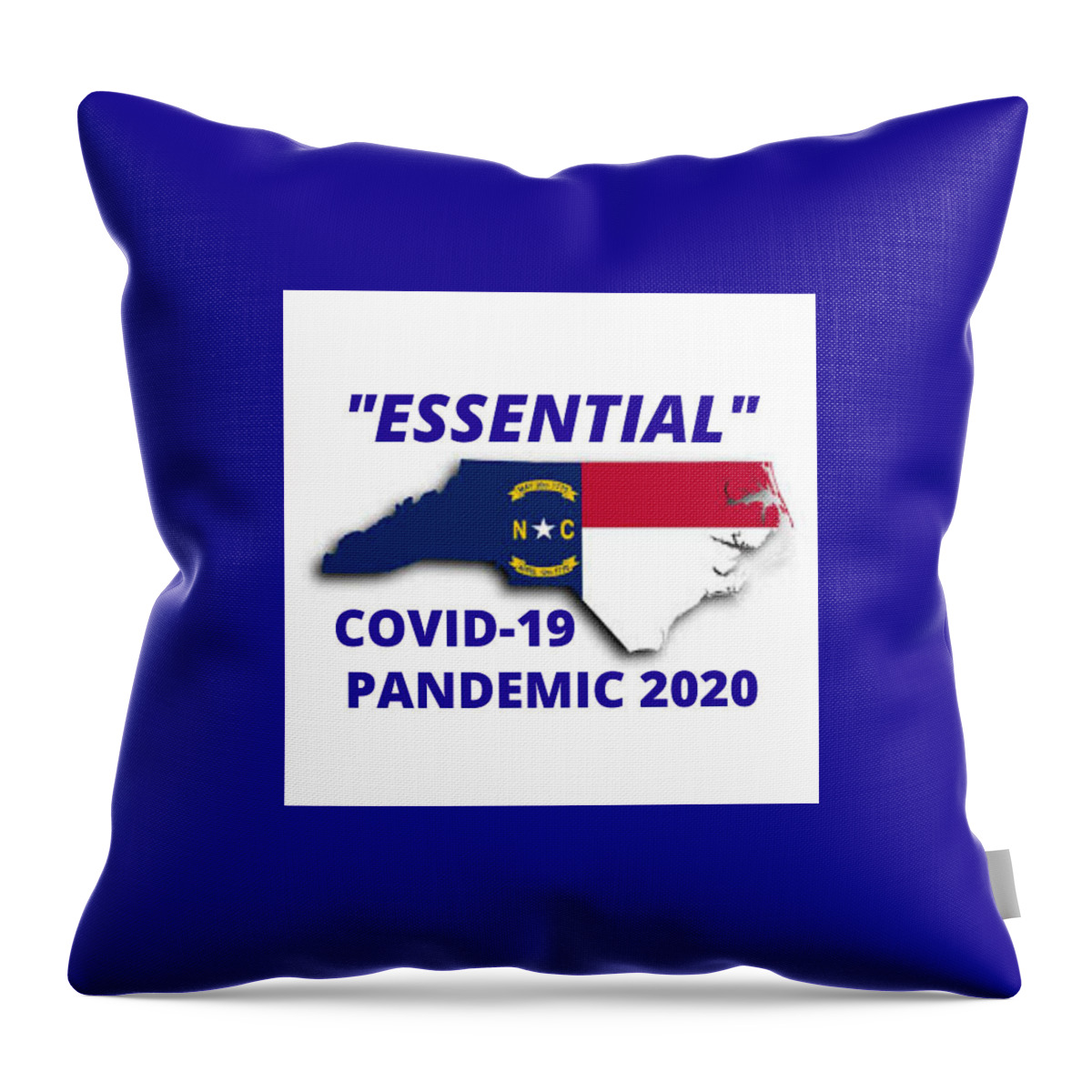 Essential Throw Pillow featuring the digital art Essential 2020 by Lee Darnell