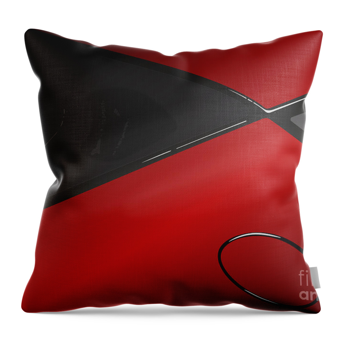 Sports Car Throw Pillow featuring the digital art Evora X Design Great British Sports Cars - Red by Moospeed Art