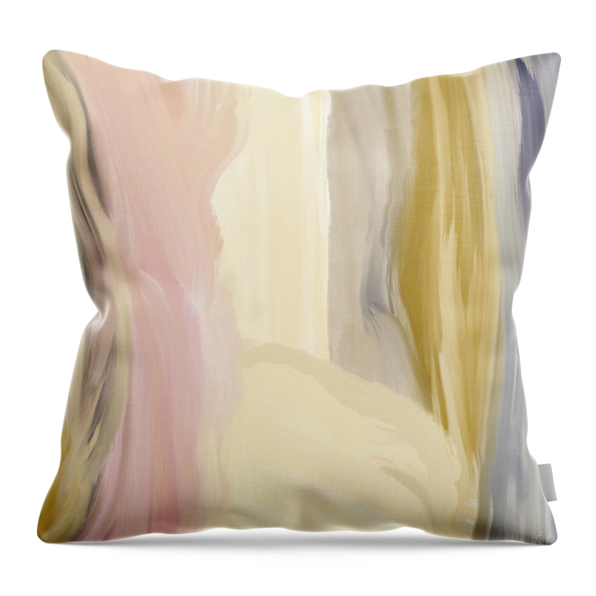 Oil Painting Throw Pillow featuring the digital art Excess by Ruth Harrigan