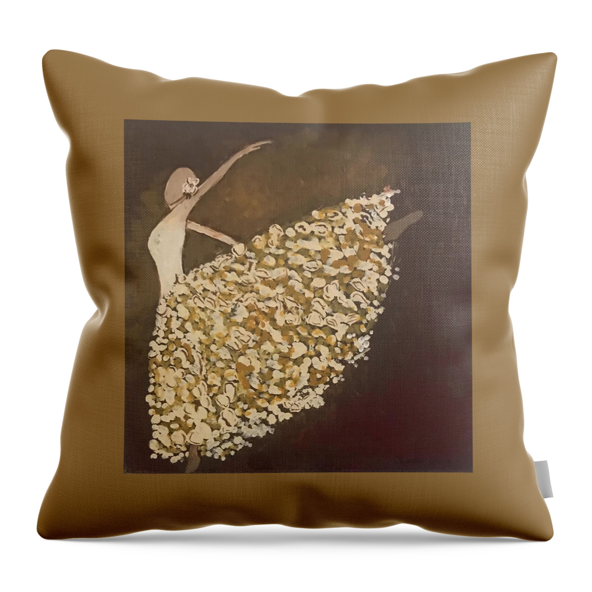  Throw Pillow featuring the painting Forever Dance by Charles Young