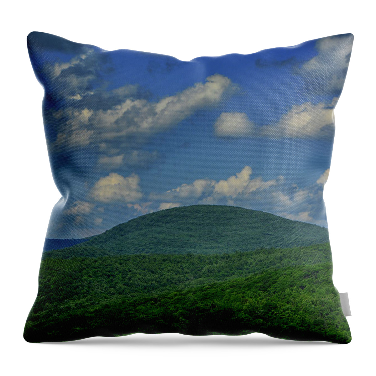 From Moormans Gap Throw Pillow featuring the photograph From Moormans Gap by Raymond Salani III