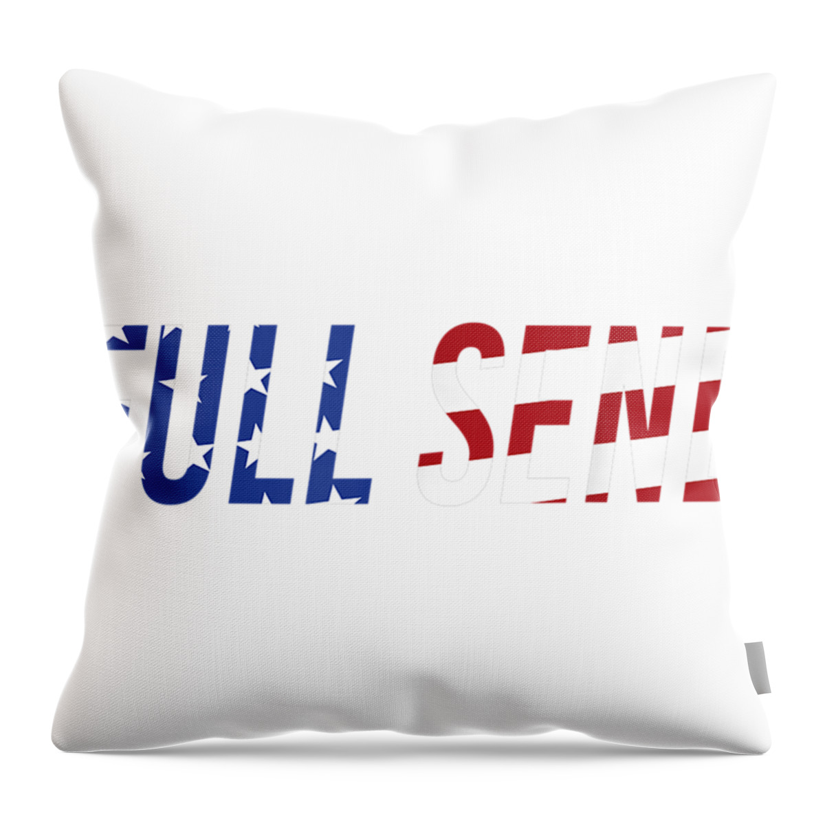 16x16 Multicolor Gifts For Newscaster Newscaster American Flag Throw Pillow
