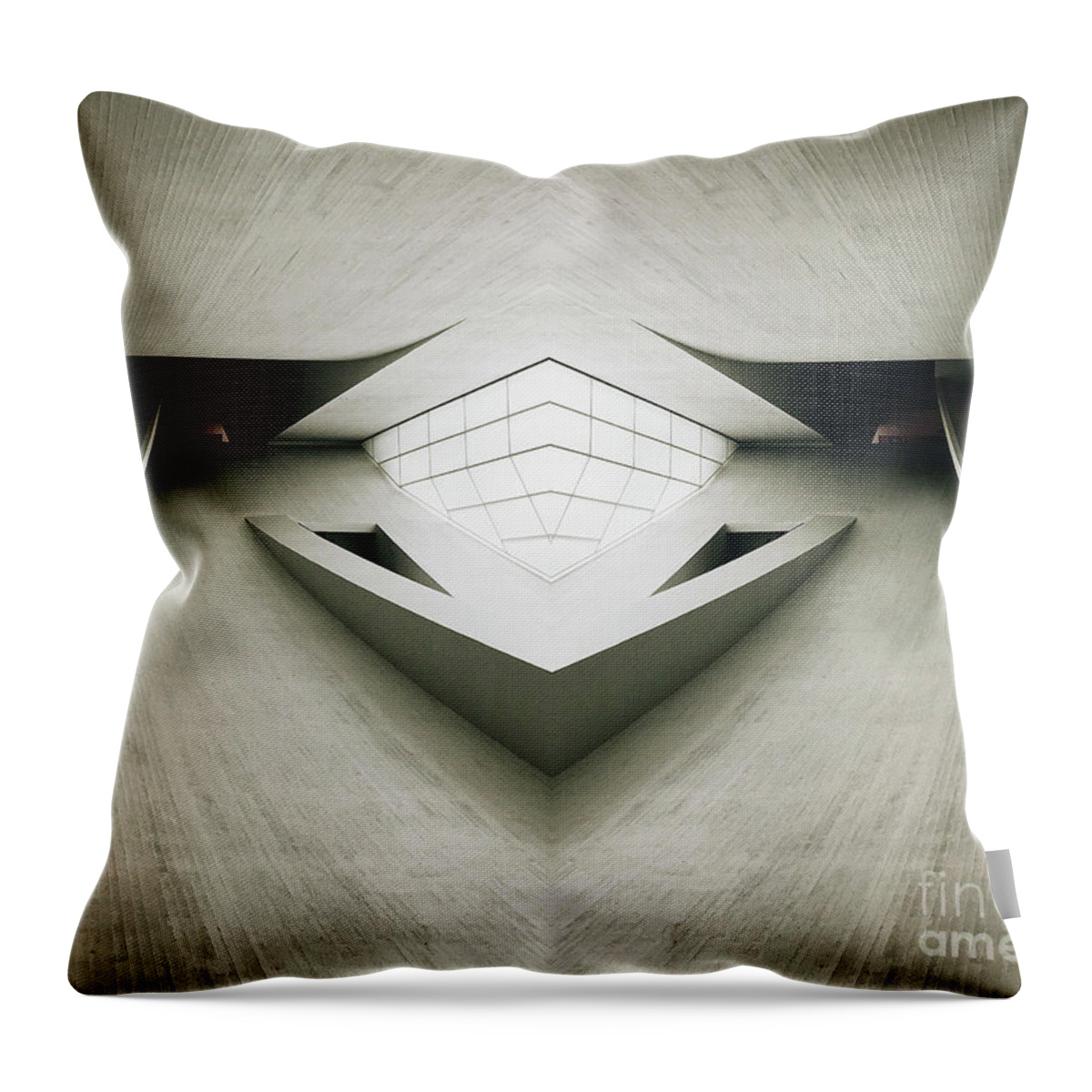 Modern Throw Pillow featuring the photograph Futuristic Architecture One by Phil Perkins