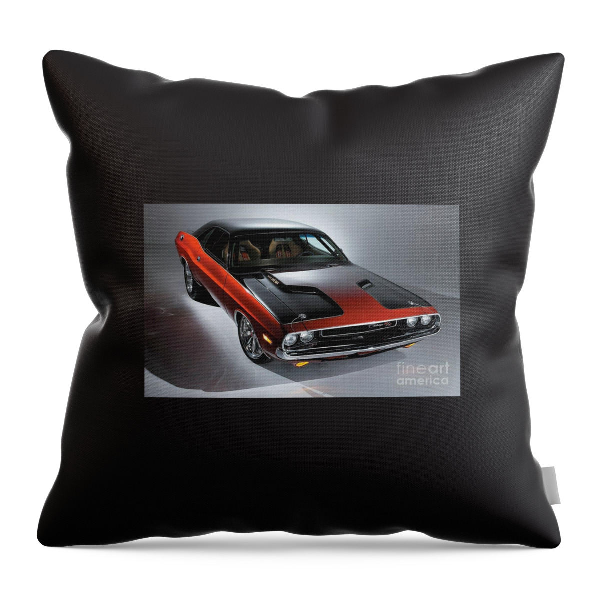 Hemi Throw Pillow featuring the photograph Hemi by Action
