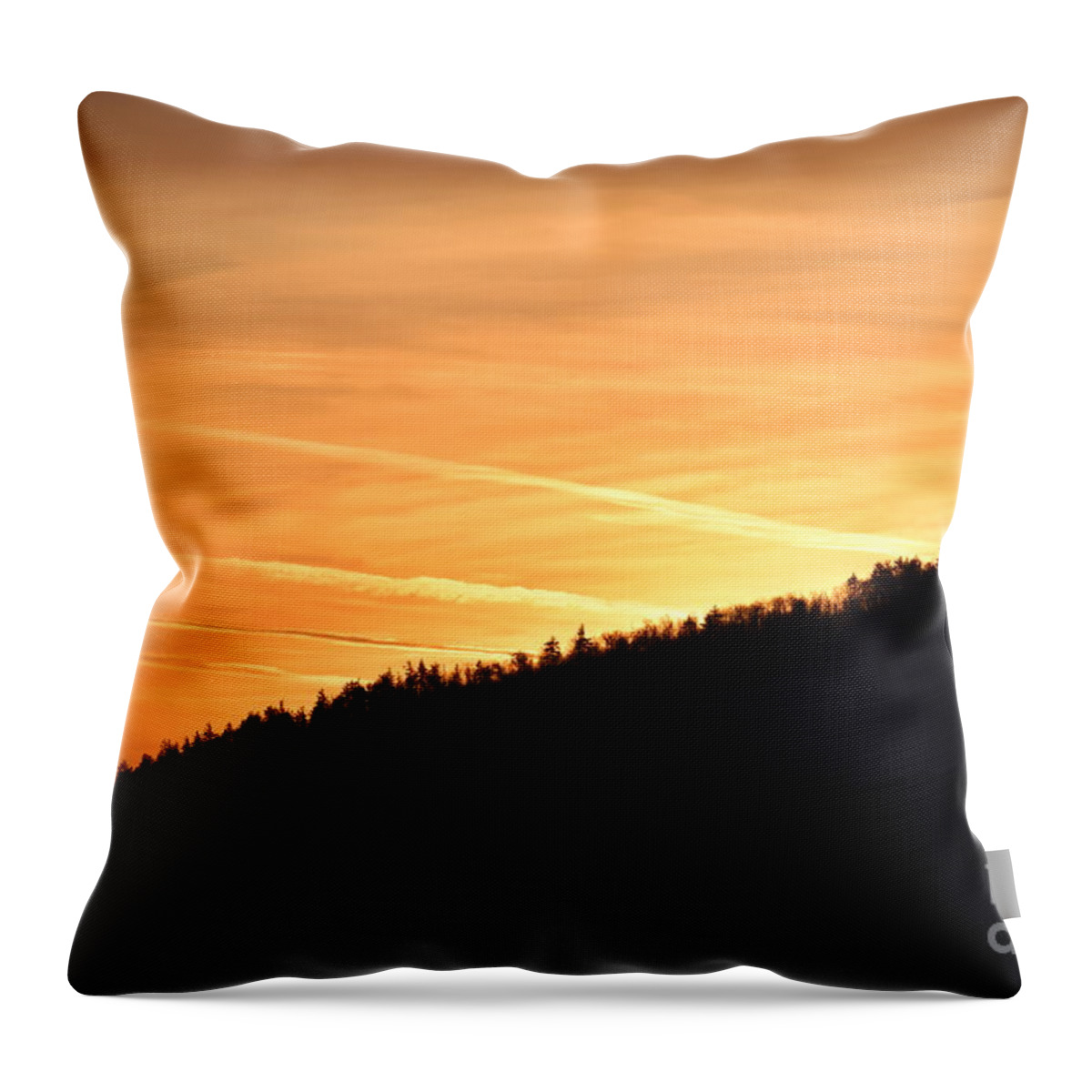 Sunset Throw Pillow featuring the photograph Hidden Sunset by Fantasy Seasons