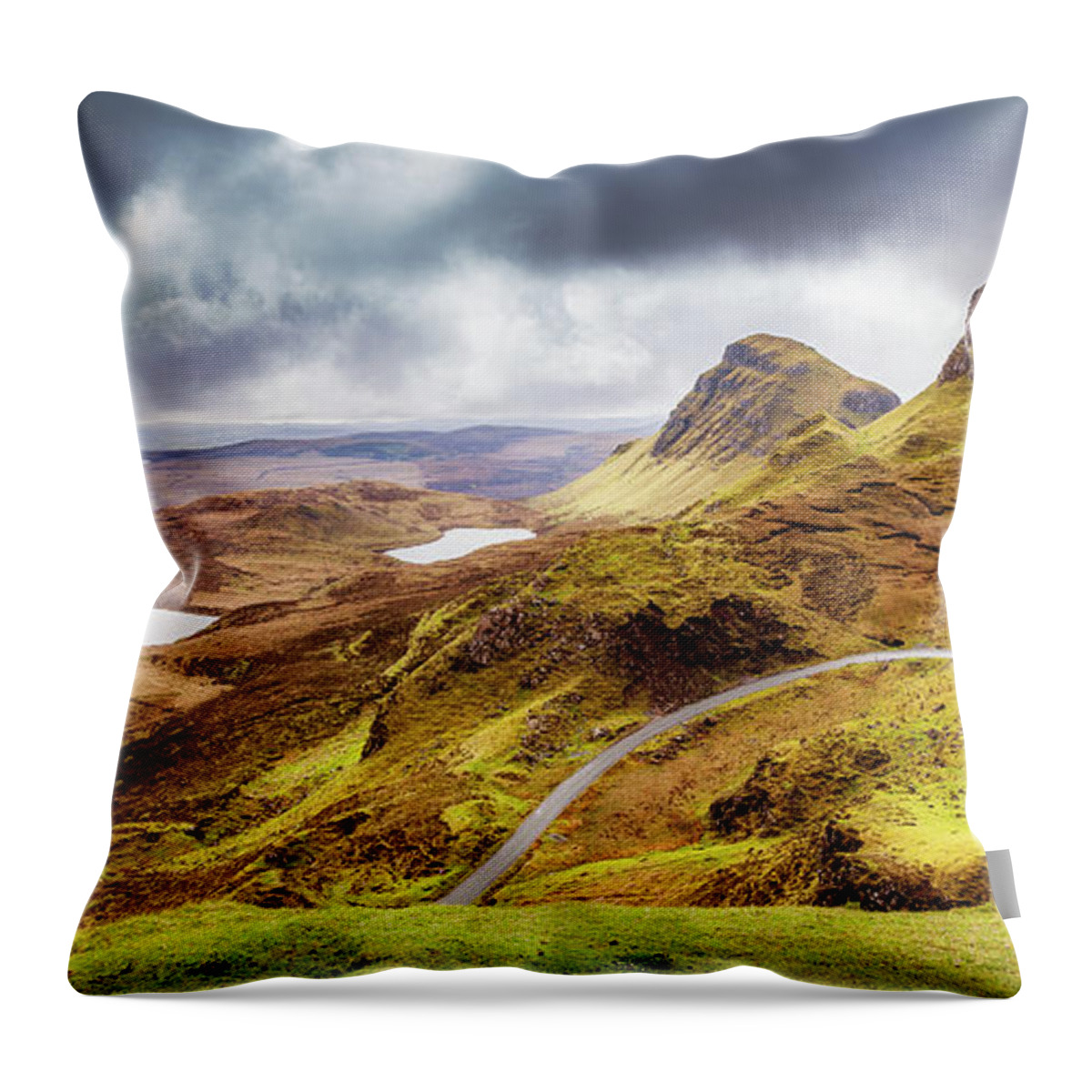 Lake Throw Pillow featuring the photograph Highland Lakes by Bradley Morris