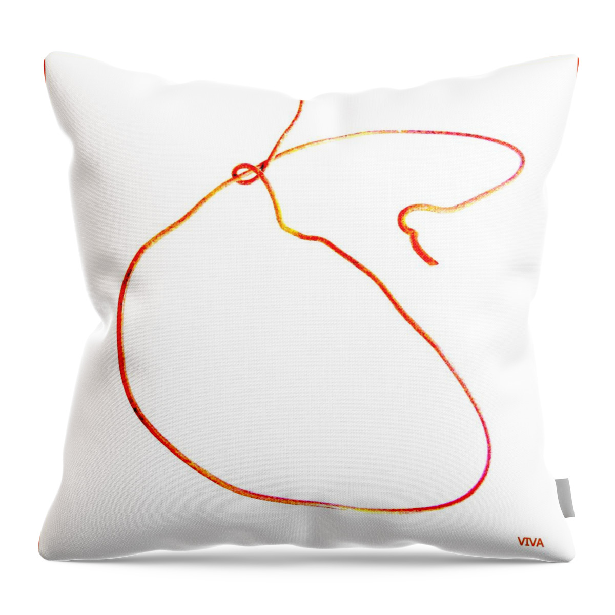 Hotlinked Throw Pillow featuring the photograph Hotlinked by VIVA Anderson