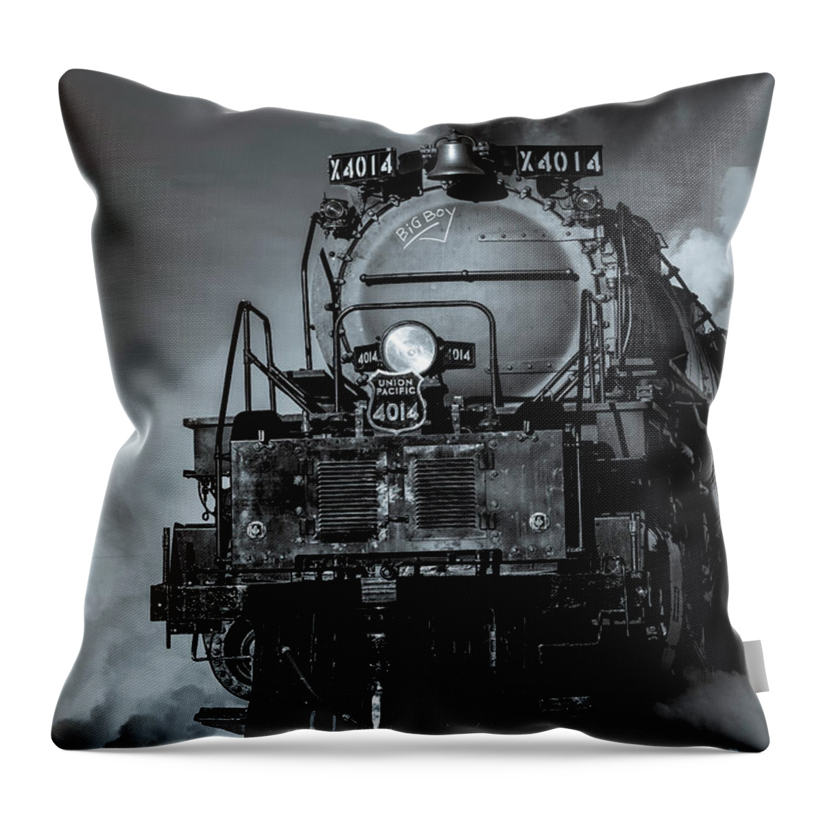 Train Throw Pillow featuring the photograph I Hear The Train a Comin by David Morefield