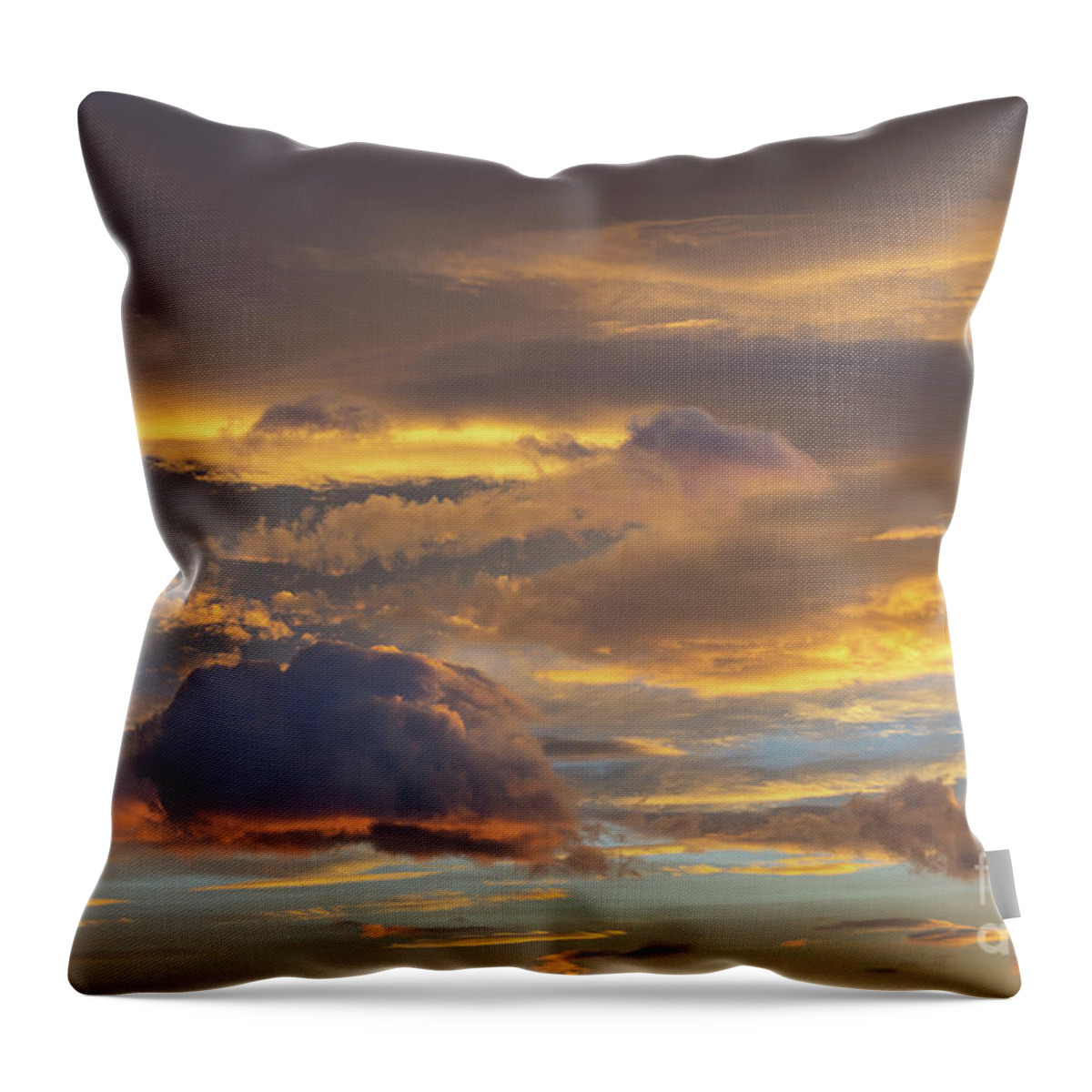 Clouds Throw Pillow featuring the photograph In the sea of clouds 2 by Adriana Mueller